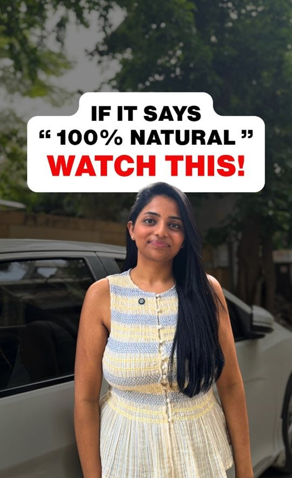 If it says 100% natural, watch this